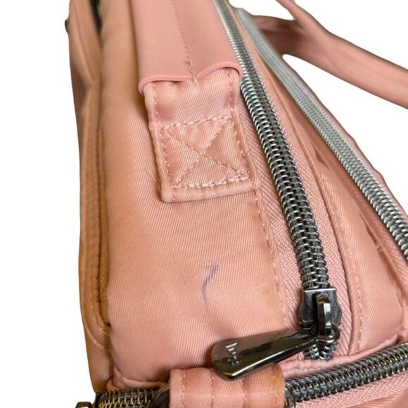 Lug Trolley CB Bag in Blush. (pink) Adjustable Crossbody strap and handle - Picture 7 of 15